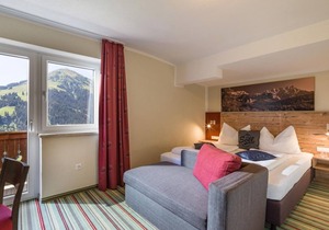 Single room, shower, toilet, balcony, short breakfast - Gasthof Gruberhof in Söll