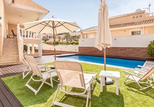 Would you like to enjoy a glass of wine in a hammock next to a beautiful pool with complete privacy? in Mazarrón