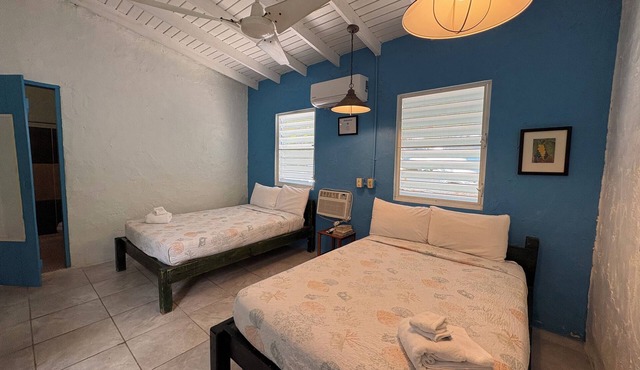 Bananas Vieques Guesthouse Room 12/Vibrant Area/Private/Steps to the beach in Esperanza