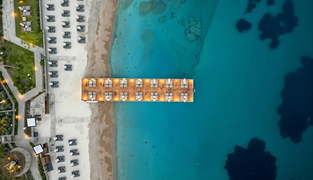 Beachfront Residence with Exclusive Resort Amenities in Bodrum