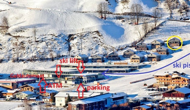 Large luxury chalet: on the skip & toboggan run and the Smaragdbahn (gondola). in Bramberg am Wildkogel