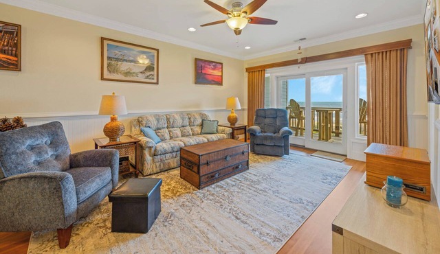 Oceanfront Condo with Private Sundeck, Resort Pool, Elevator, and Beach Access in Rodanthe