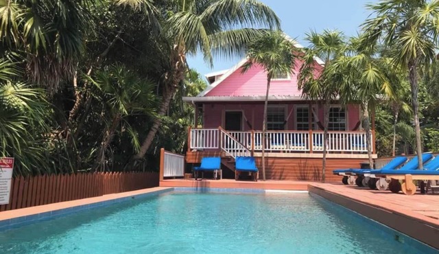 Oceanview/Pool/Dock/AC-Barbaras Beach House-3 bed/2 bath sleeps 7 in Caye Caulker