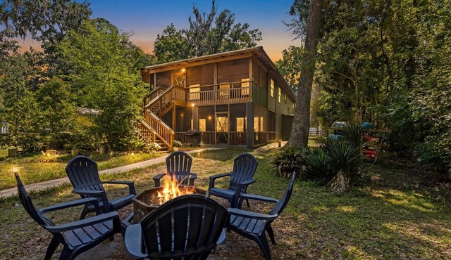 Riverfront Cabin, Private 2 Tier Dock, Ichetucknee in Fort White