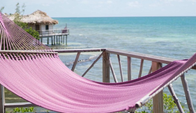 Well-Appointed Overwater Bungalow w/Shared Deck & Amazing Ocean Views in Dangriga